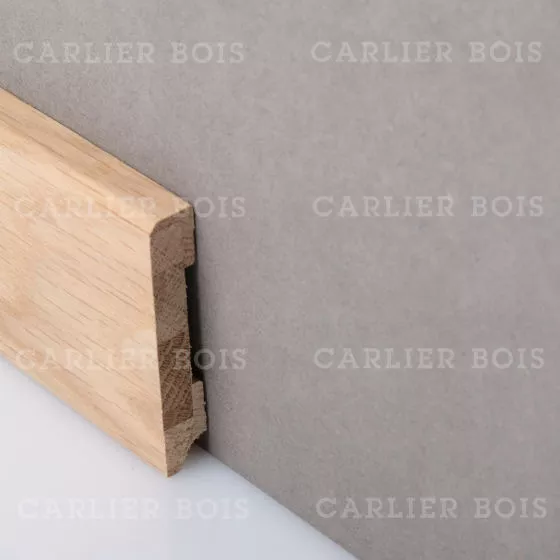 Plinthes en chêne pour parquets en chêne - 12 x 68 mm