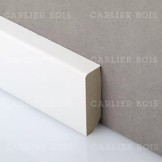 Plinthe MDF Prépeint - 12 x 40 x 2440 mm