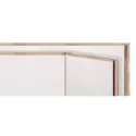 Lambris mural - Blanc Prépeint - Collection SharpClick - 10 x 600,5 x 2780 mm (3,34 m²/paquet)