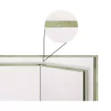 Lambris Hydrofuge pour plafond - Blanc Prépeint - Collection SharpClick - 10 x 295 x 1390 mm (3,28 m²/paquet)
