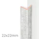Moulure pliable pour lambris plafond - Collection Avanti PRO 12 - Cottage White Oak (375715)