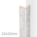 Moulure pliable pour lambris plafond - Collection Avanti PRO 12 - 22 x 22 x 2600 mm