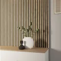 Lambris à lattes pour mur et plafond - Decowall Acoustic - 17 x 300 x 2600 mm (1,56 m²/paquet)