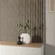 Lambris mural à lattes - Decowall Acoustic - MDF revêtu Chêne Gris