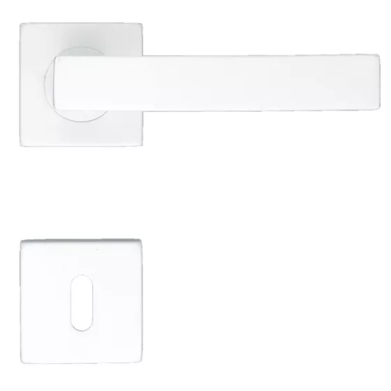Poignées de porte - BLANC - Modèle "Cosmic"