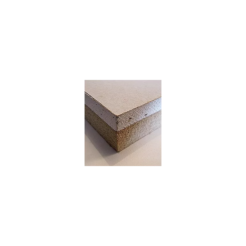 PAVACOUSTIC 33G est un isolant en fibres de bois contrecollé de plâtre