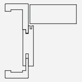 Huisseries pour portes tubulaires laquées BLANC (RAL 9016) Huisseries pour portes tubulaires laquées BLANC (RAL 9016)