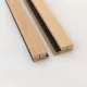 Profilé d'extrémité pour lambris mural 3D à lattes en bois (Collection LATT - Black/Pepper Oak)