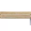 Bordure "Hakéa" en pin sylvestre, à planter (H. 15/30 cm - L. 80 cm)