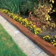 Bille neuve en chêne pour bordure de jardin - A poser horizontalement