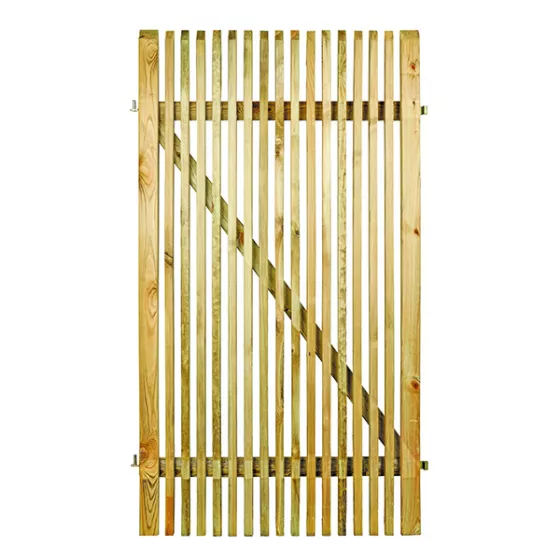 Porte de jardin "Cordoba" en sapin (H. 180 cm - L. 100 cm)