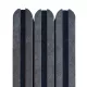 Poteaux en béton (Anthracite) pour planches emboîtables de 28 mm