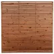 Ecran de jardin - Persienne en pin marron (L. 180 cm - H. 180 cm)