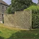 Ecran de jardin Treillage "Patio" en pin autoclave classe 4 (H. 180 cm - L. 180 cm)
