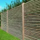 Ecran de jardin "Patio Horizontal" en pin autoclave (H. 180 cm - L. 180 cm)