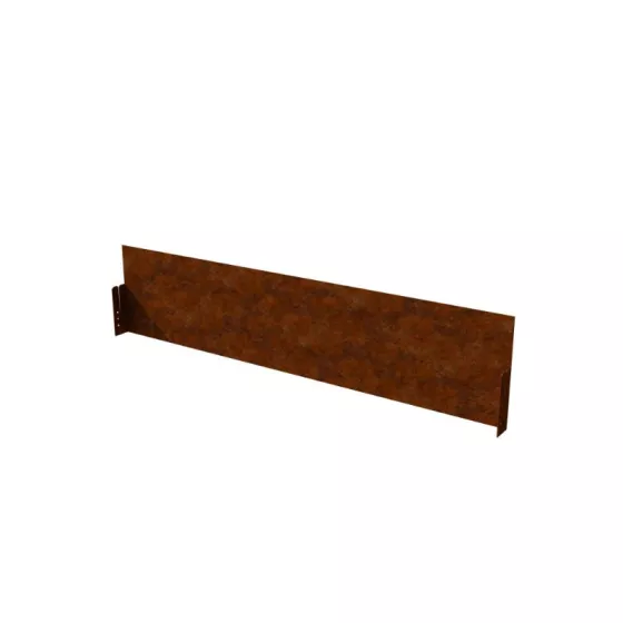 Bordure en acier corten