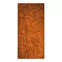 Ecran de jardin "Roue" en acier corten (H. 180 cm - L. 85 cm)