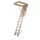 Escalier escamotable traditionnel, avec trappe isolée de 36 mm, déjà assemblé, Ecowood 36