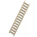 Escalier classique en sapin FSC®, en kit - Modèle "Cottage" (Au choix: Medium ou Large)