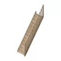 Escalier traditionnel en bois FSC®, en kit - Modèle "Tradi Eco". Trois sortes de bois au choix.