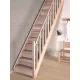 Escalier traditionnel en bois FSC®, en kit - Modèle "Tradi Eco". Version HETRE.