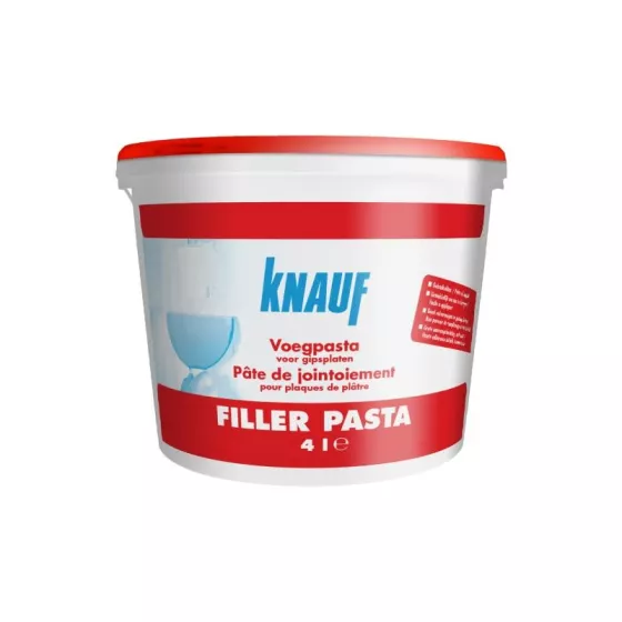 Filler Pasta - Pâte de jointoiement pour plaques de plâtre - 4 L