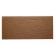 Lame de terrasse en bois composite (WPC) - creuse  - Teak (face texturée) - 23 x 138 x 4000 mm