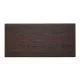 Lame de terrasse en bois composite (WPC) - creuse  - Ipé (face lisse) - 23 x 138 x 4000 mm