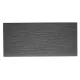 Lame de terrasse en bois composite (WPC) - creuse  - Dark Grey (face lisse) - 23 x 138 x 4000 mm