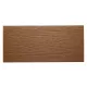 Terrasse en bois composite (Fiberdeck) - massive et réversible (face texturée ou lisse) - Coloris teak - 23 x 138 x 4000 mm