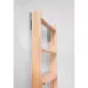 Support coulissant pour échelle en bois (zingué) pour mezzanines, bibliothèques ou lits superposés