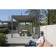 Terrasse en bois composite (Duofuse)-alvéolaire et réversible (face texturée ou lisse) - 28 x 162 x 4000 mm - Stone Grey