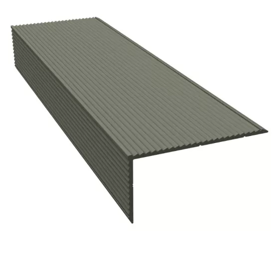 Profilés en L (en alu anodisé) pour terrasses en bois composite (Duofuse) - 2 teintes au choix: Stone Grey ou Graphite Black